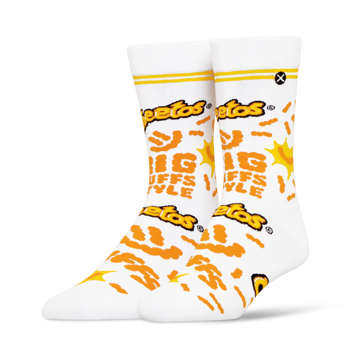 ODDMART Cheetos Puffs Crew Socks 2-Pack