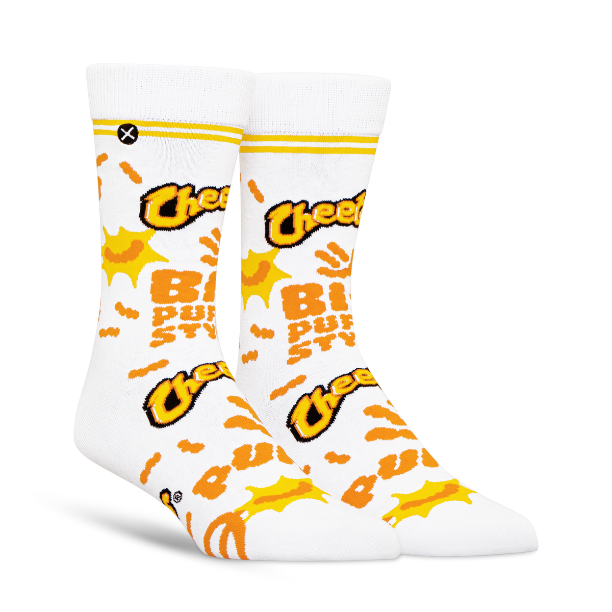 ODDMART Cheetos Puffs Crew Socks 2-Pack