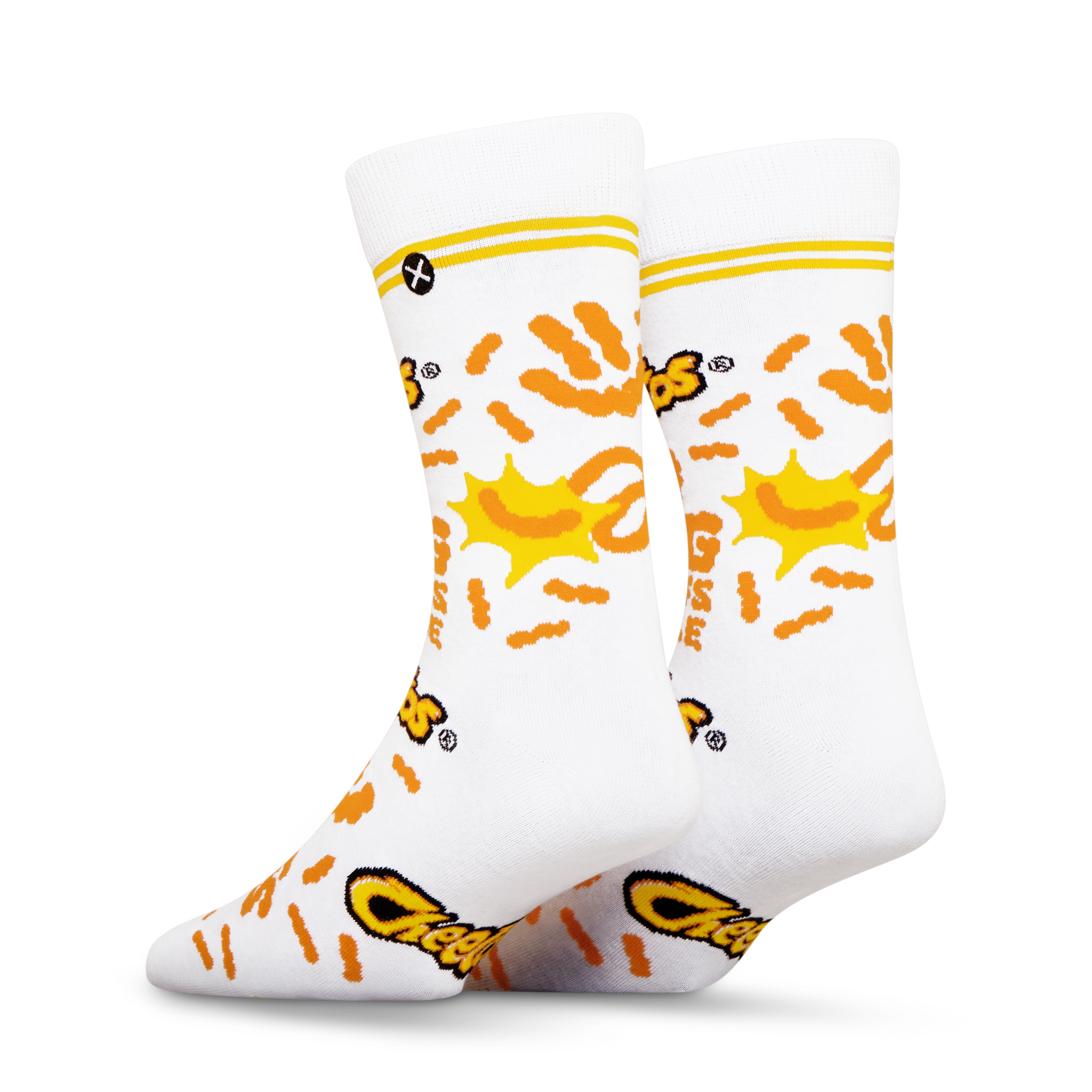 ODDMART Cheetos Puffs Crew Socks 2-Pack