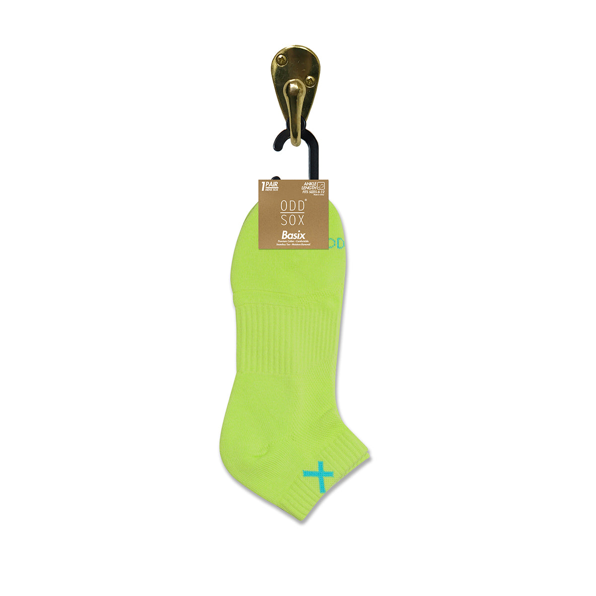 Neon Yellow Basix Fashion Ankle