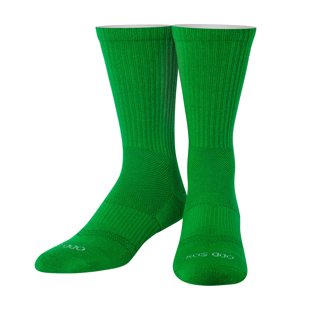 Basix Green Men's Crew Socks
