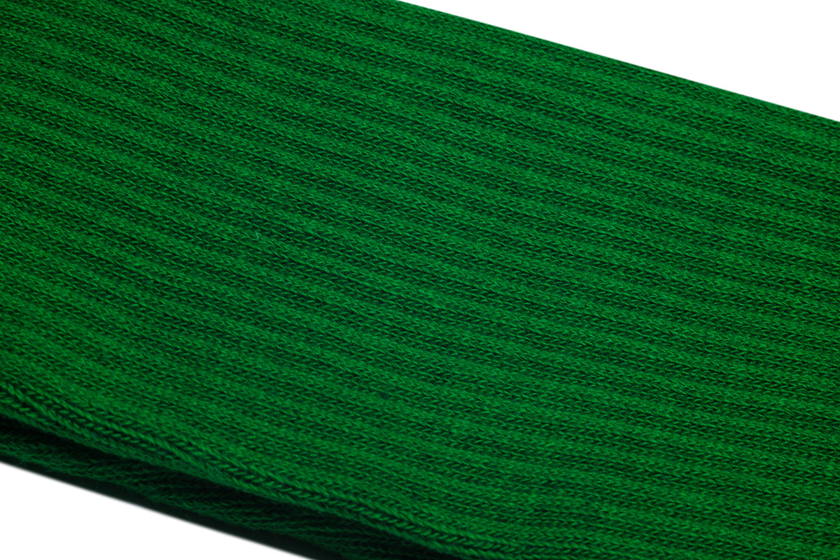 Basix Green Men's Crew Socks