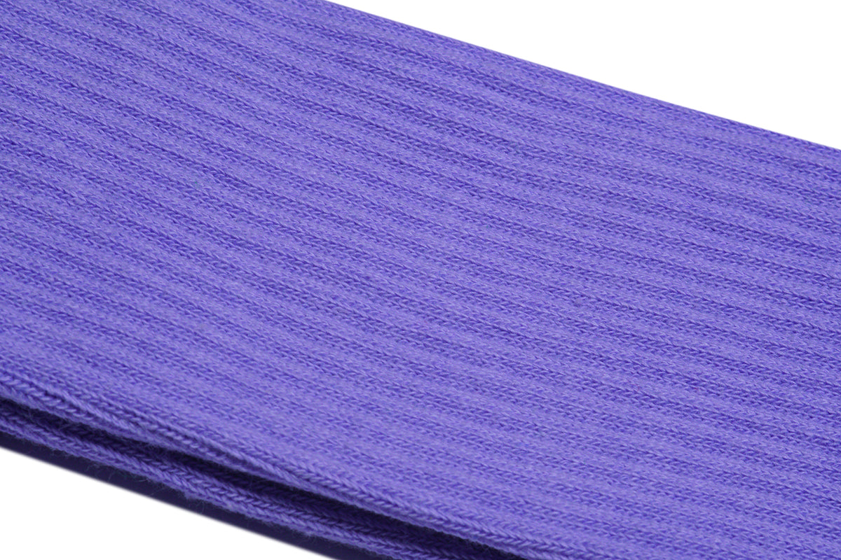 Basix Cool Purple Men's Crew Socks