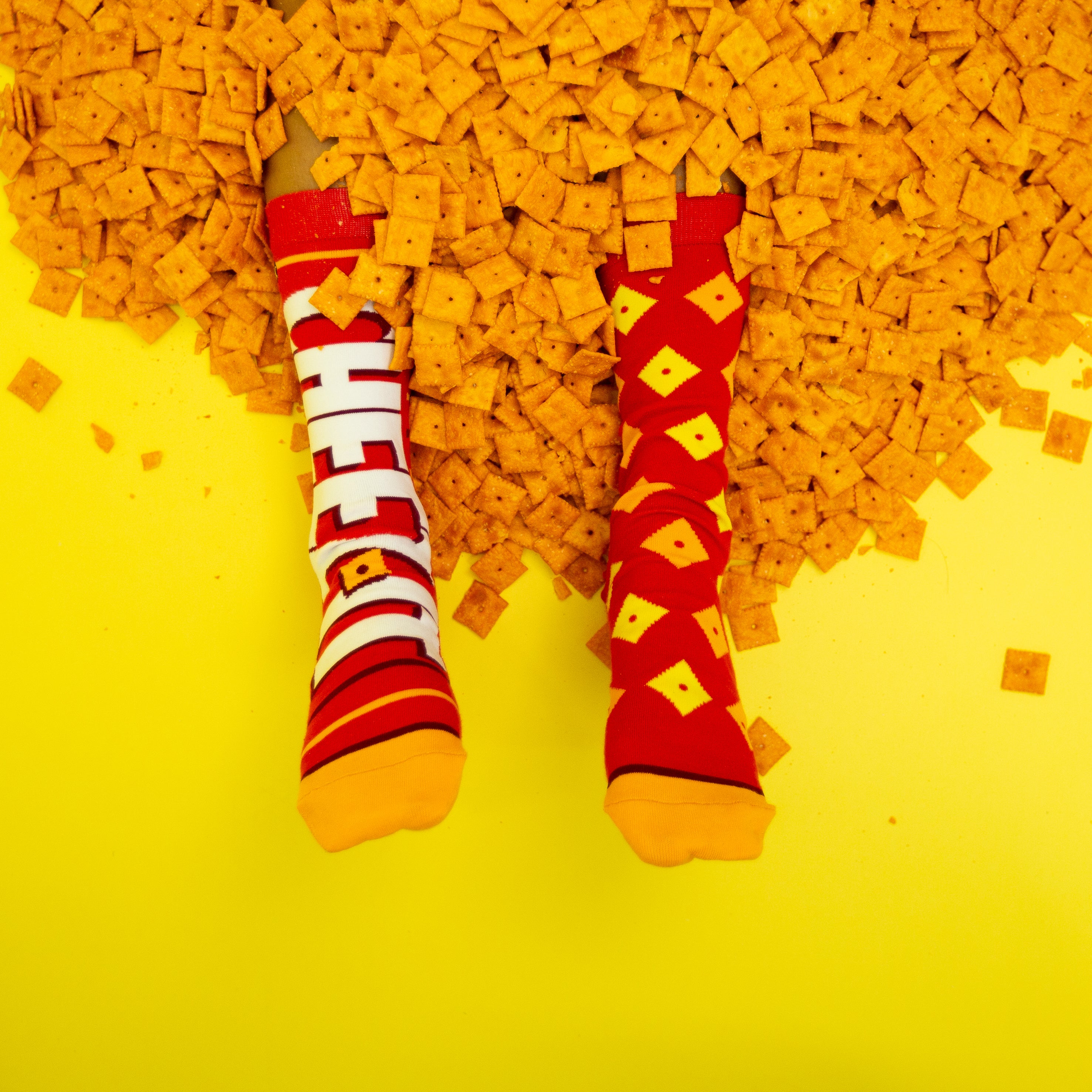 Cheez-It Crackers Men's Crew Socks