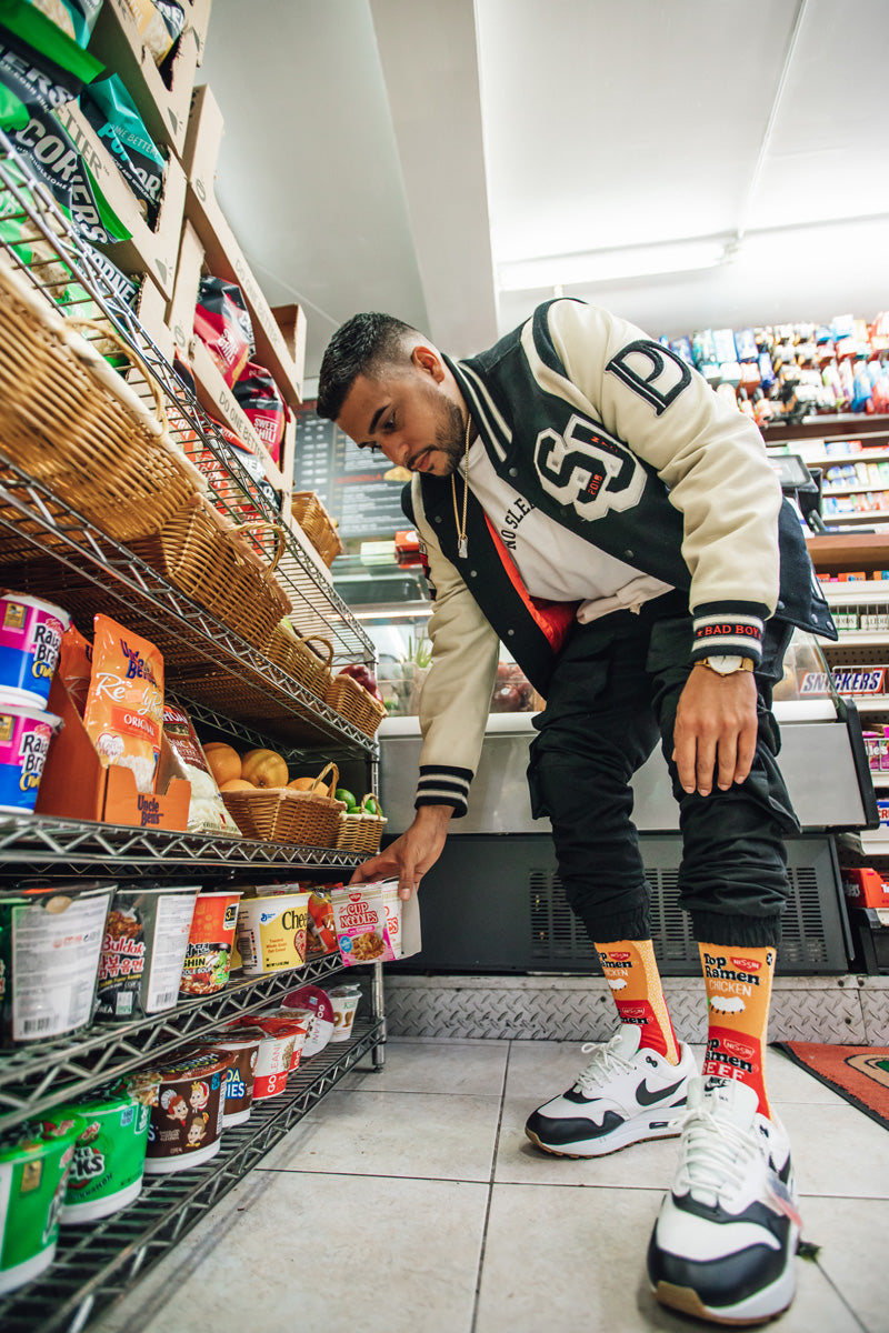 Top Ramen Stack Men's Crew Socks