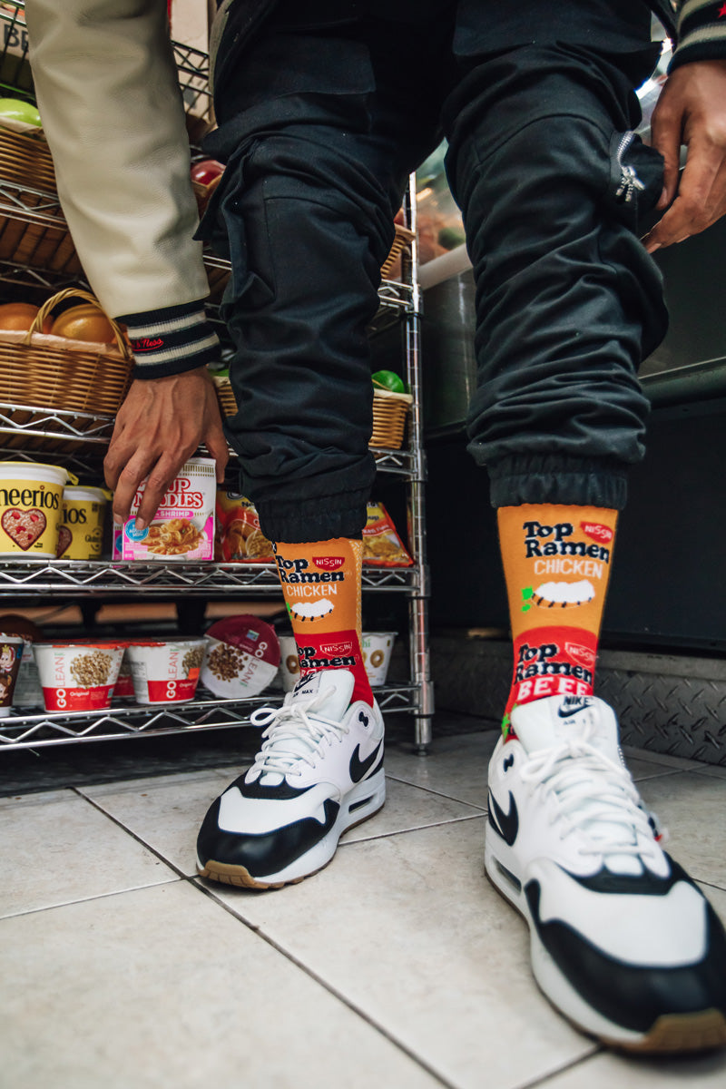Top Ramen Stack Men's Crew Socks