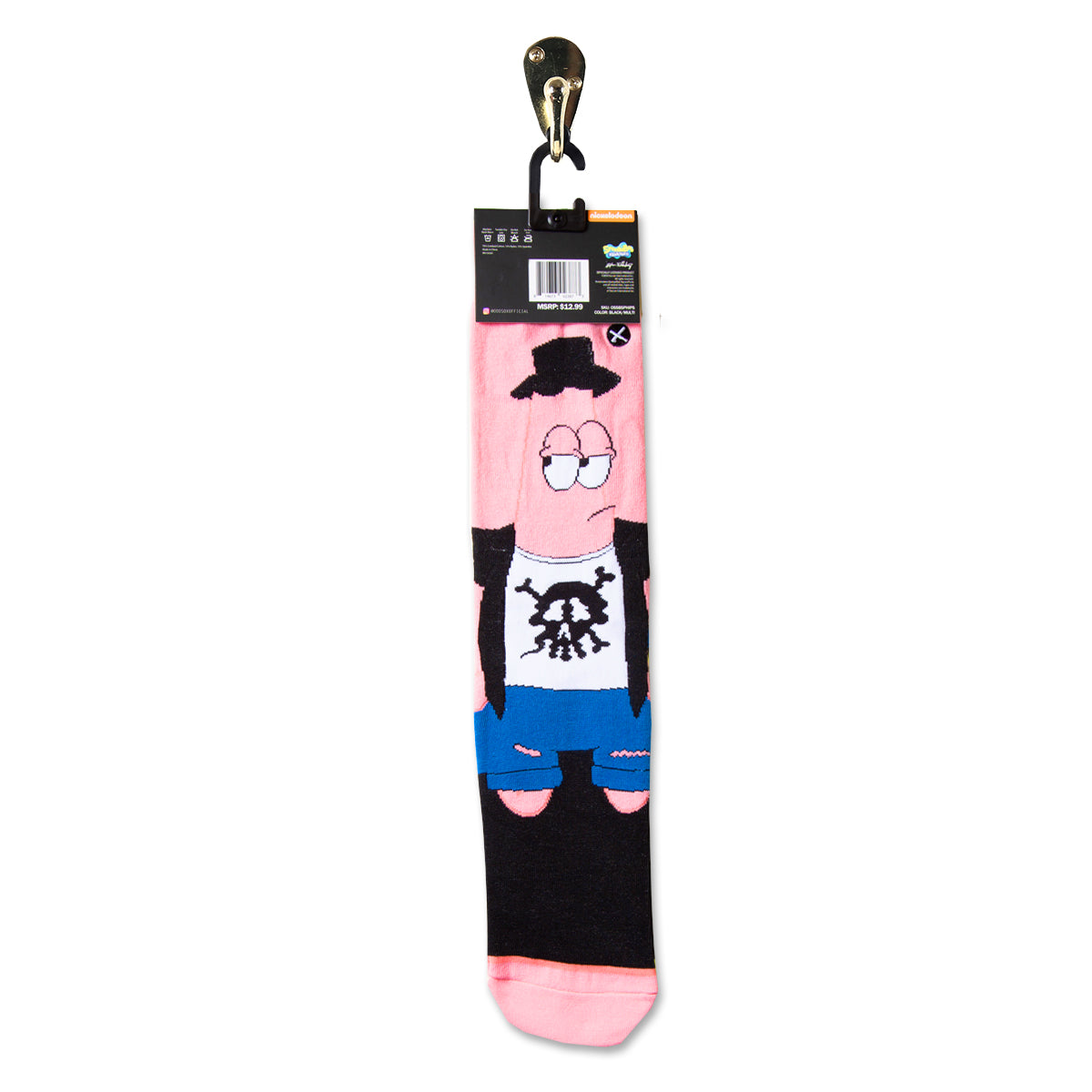 SpongeBob Hipsters Men's Crew Socks