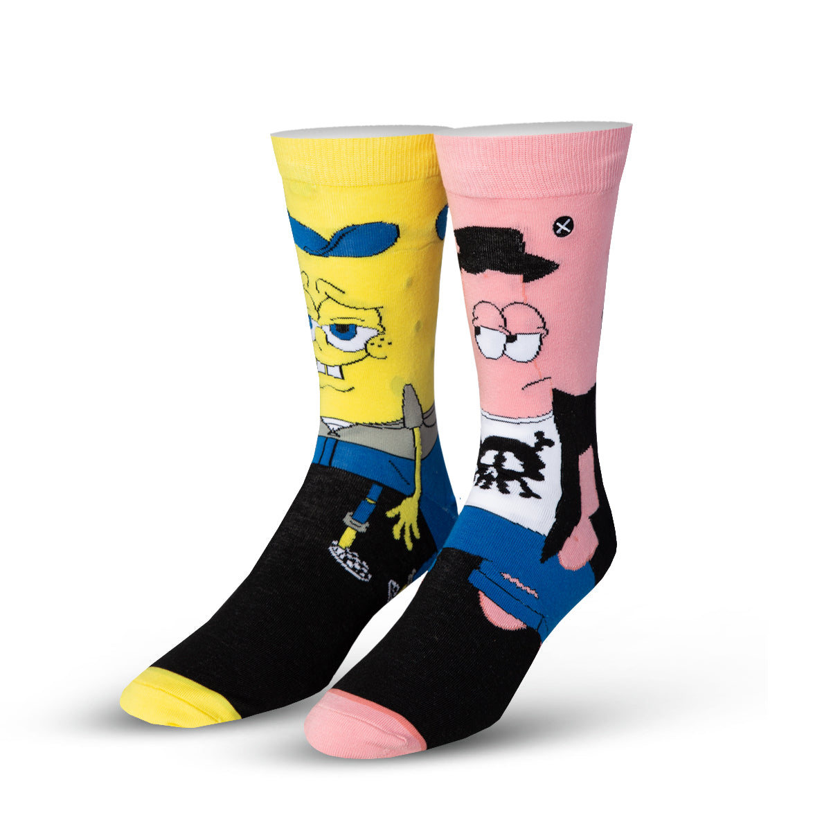 SpongeBob Hipsters Men's Crew Socks