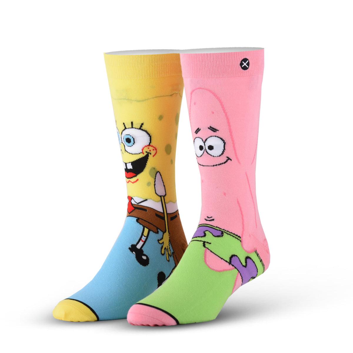 SpongeBob & Patrick Knit Men's Crew Socks