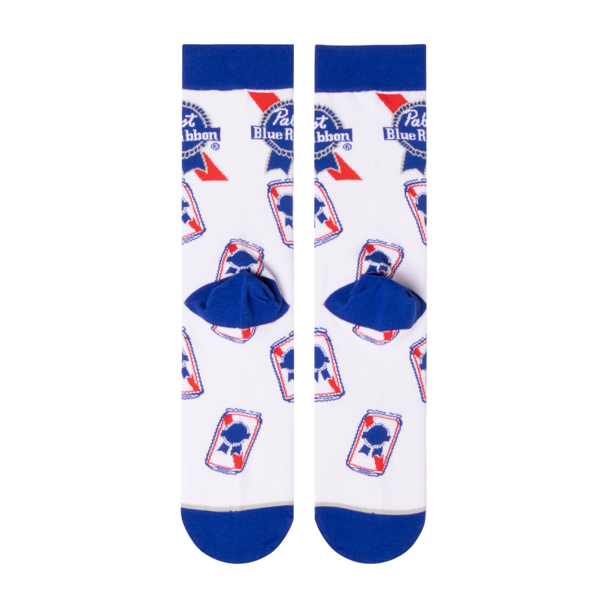 Pabst Blue Ribbon Cans Women's Crew Socks
