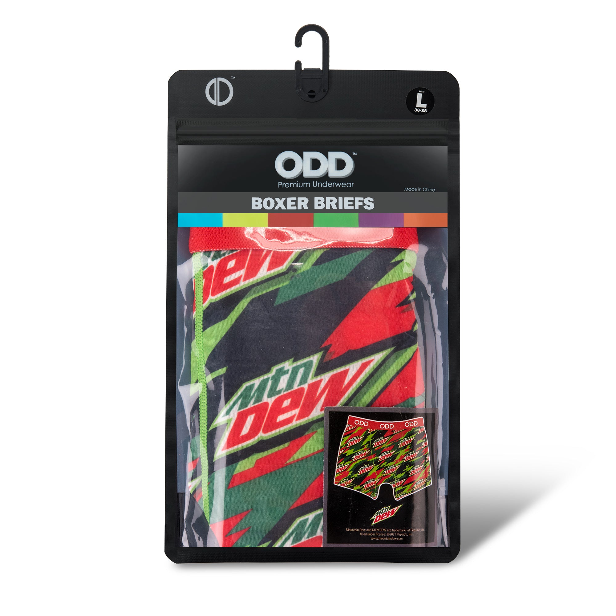 Mountain Dew Camo Men's Boxer Briefs