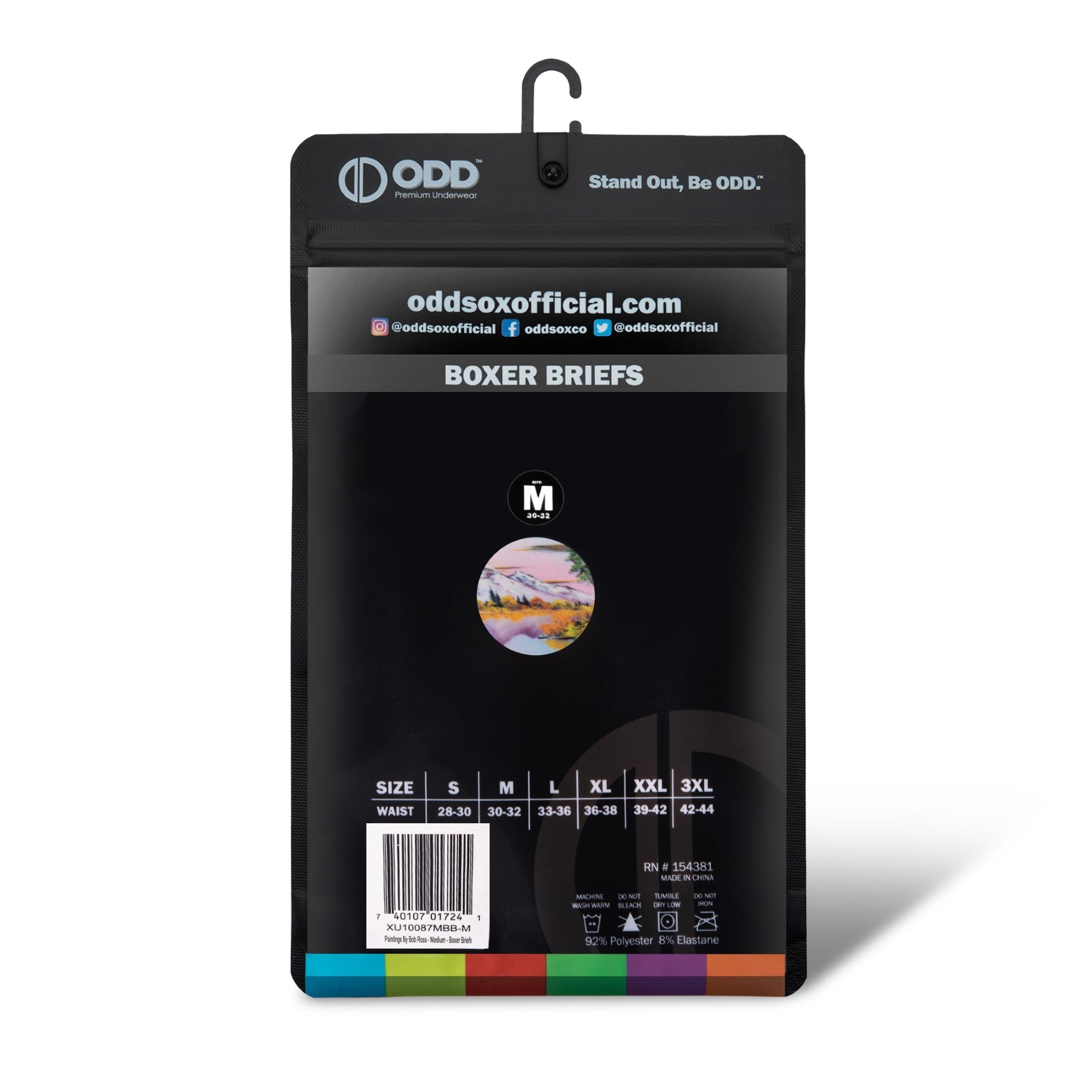 Paintings By Bob Ross Men's Boxer Briefs