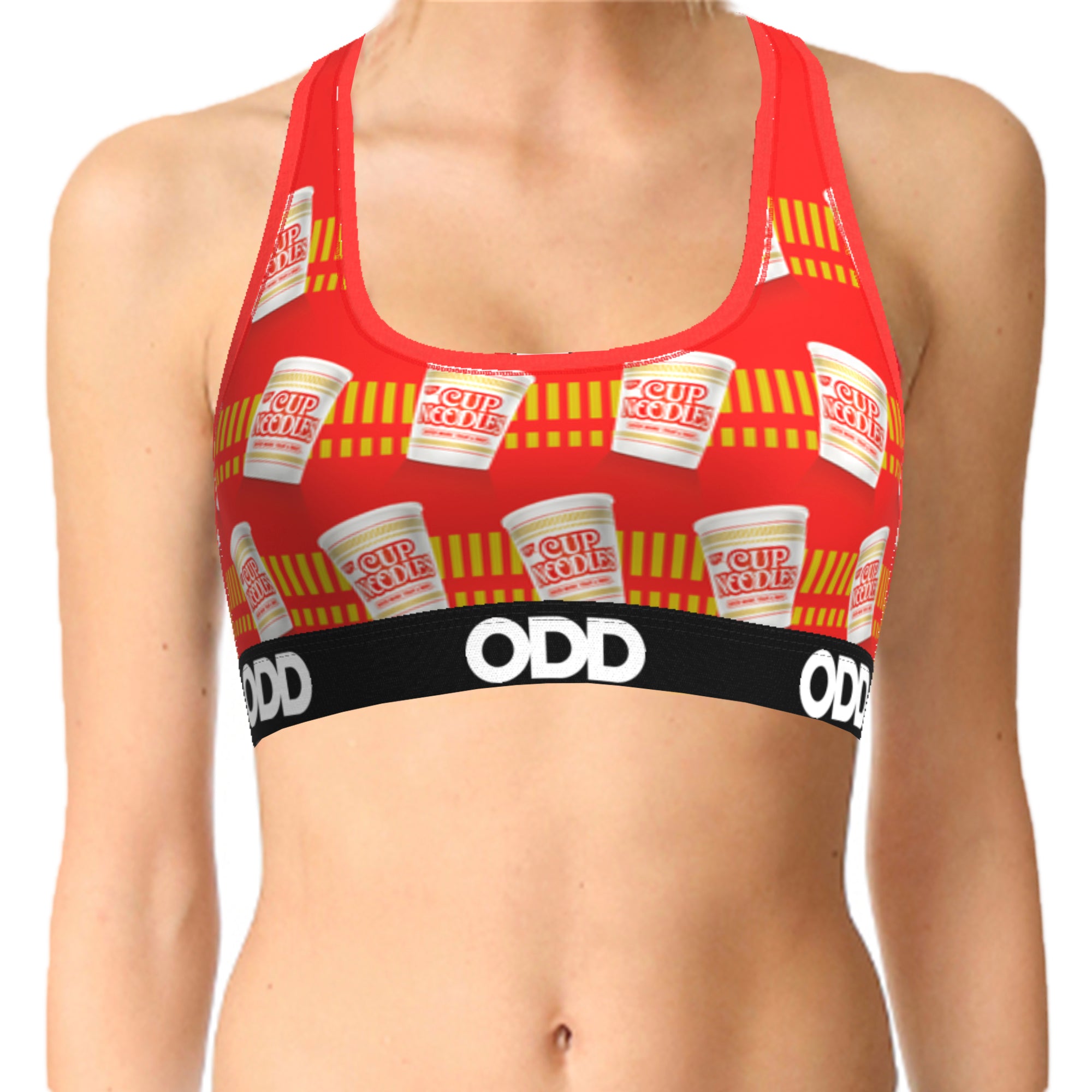 Cup Noodles Logo Women's Sports Bra