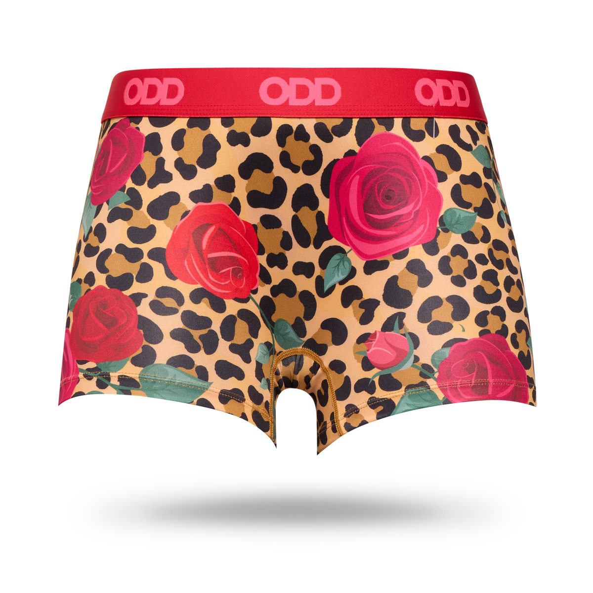 Leopard Roses Women's Boy Shorts