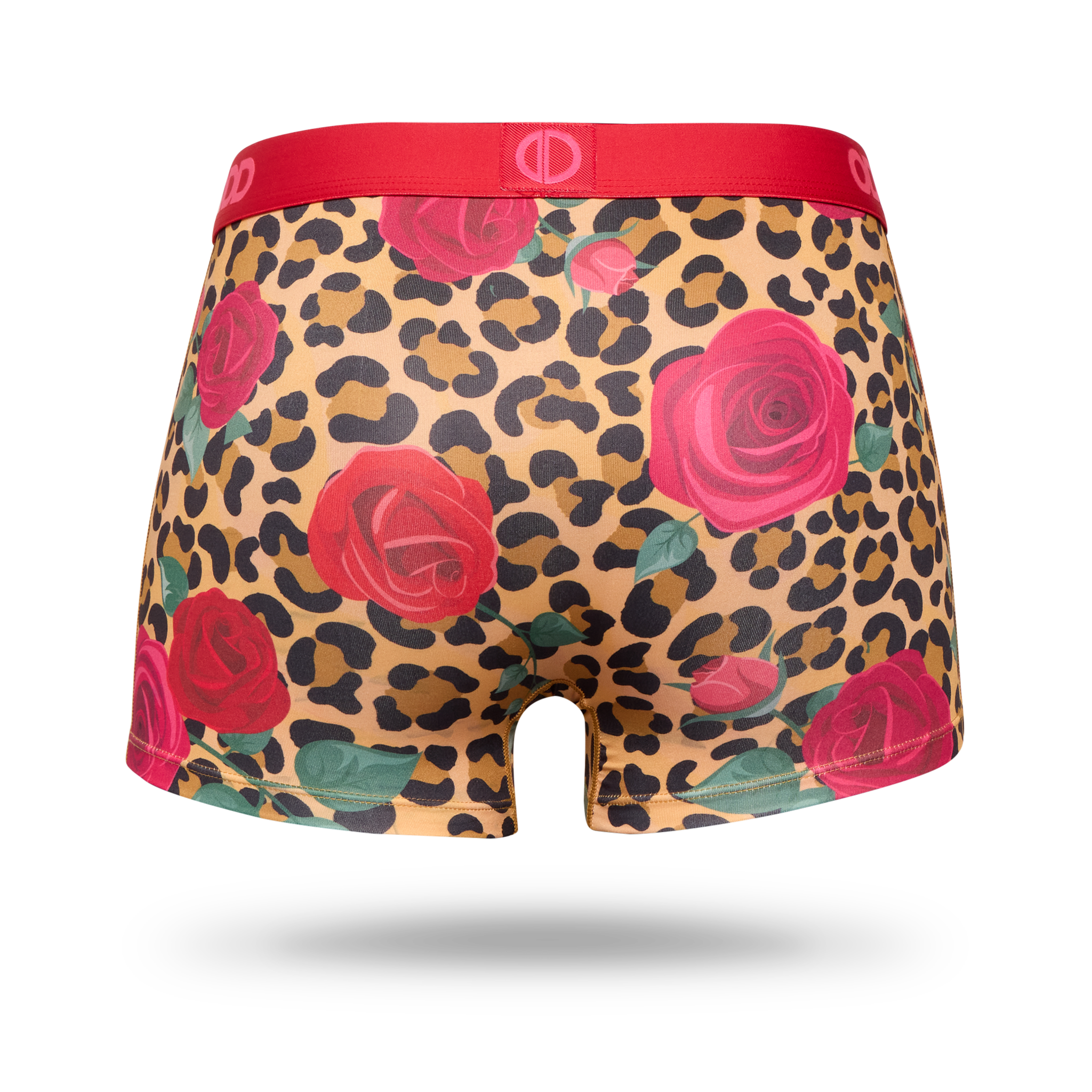 Leopard Roses Women's Boy Shorts