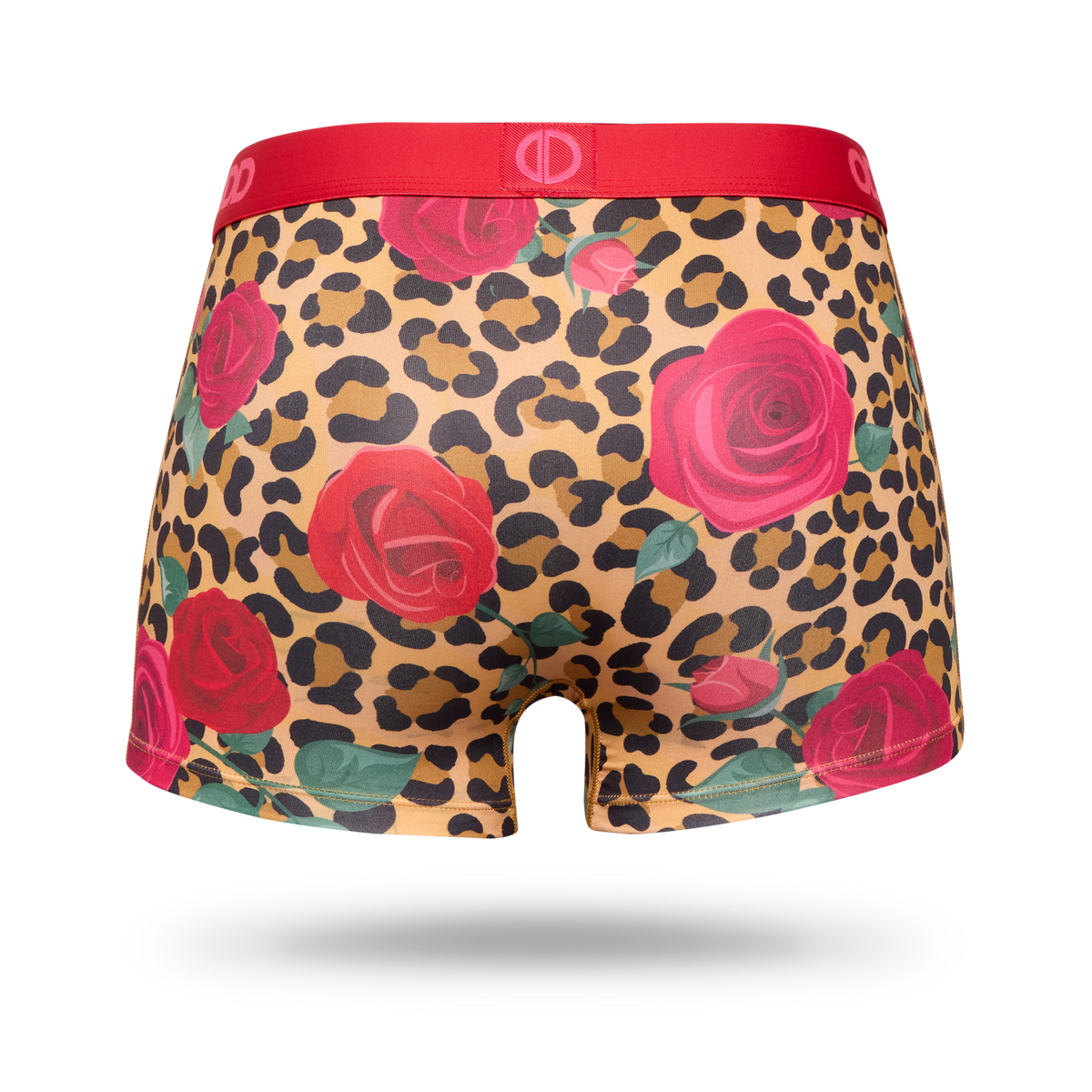 Leopard Roses Women's Boy Shorts