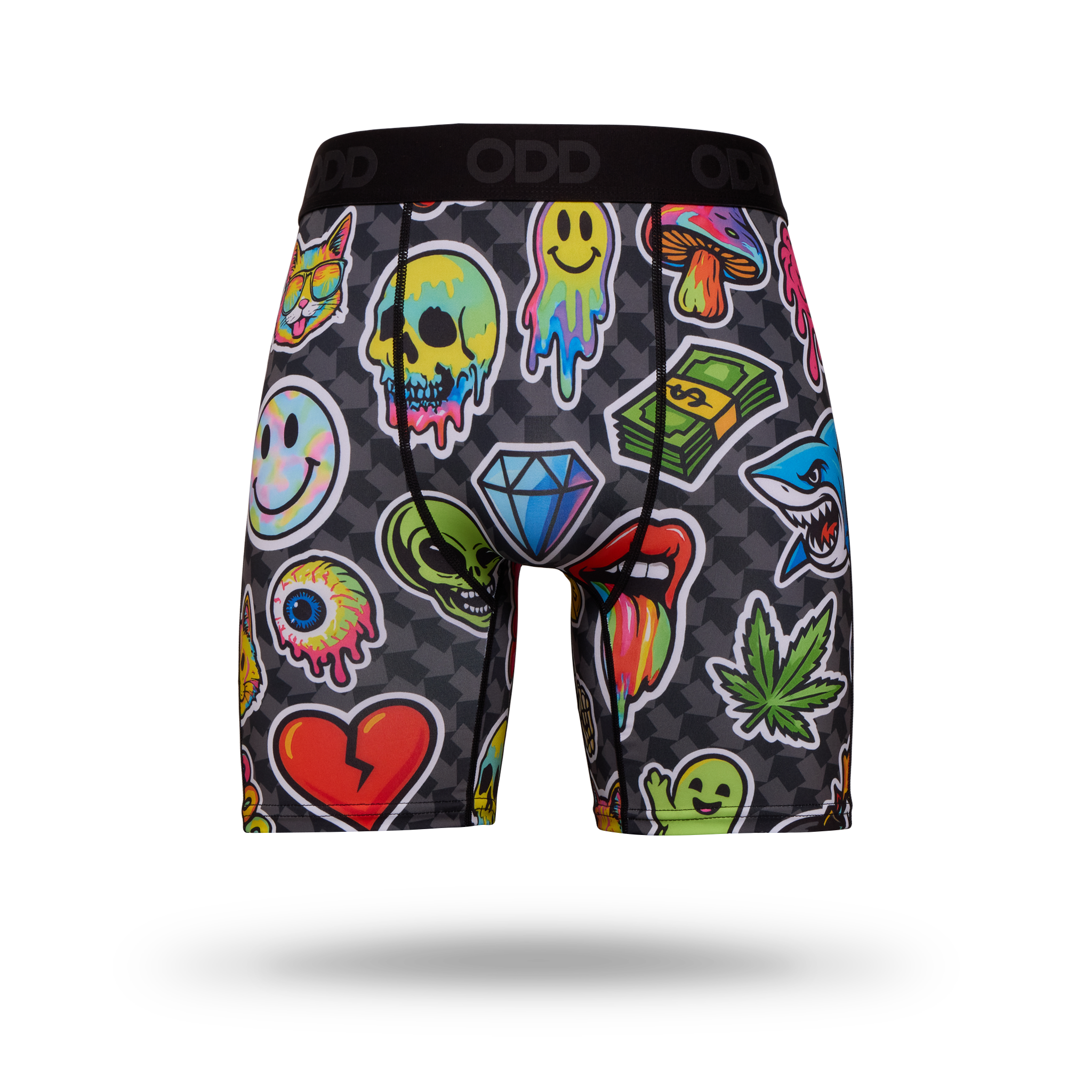 Trippy Stickers Men's Boxer Briefs