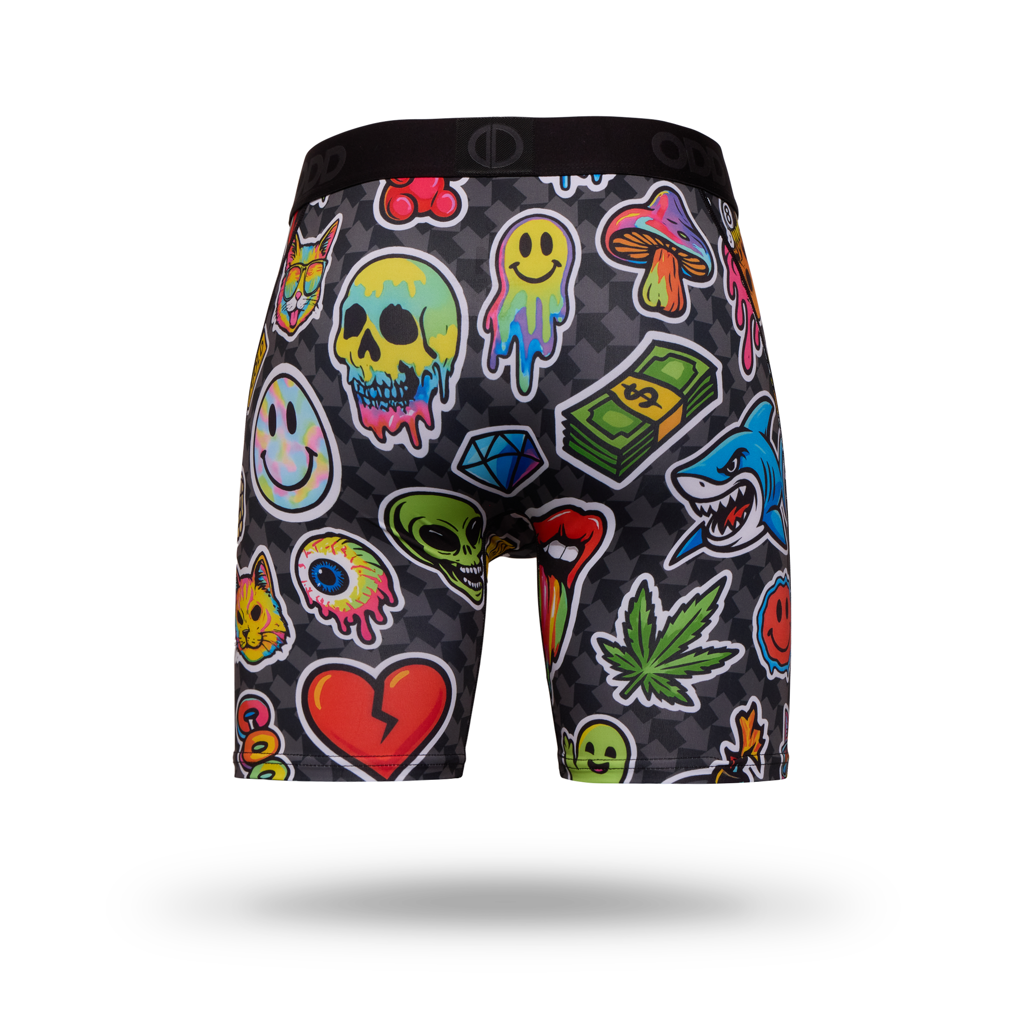 Trippy Stickers Men's Boxer Briefs