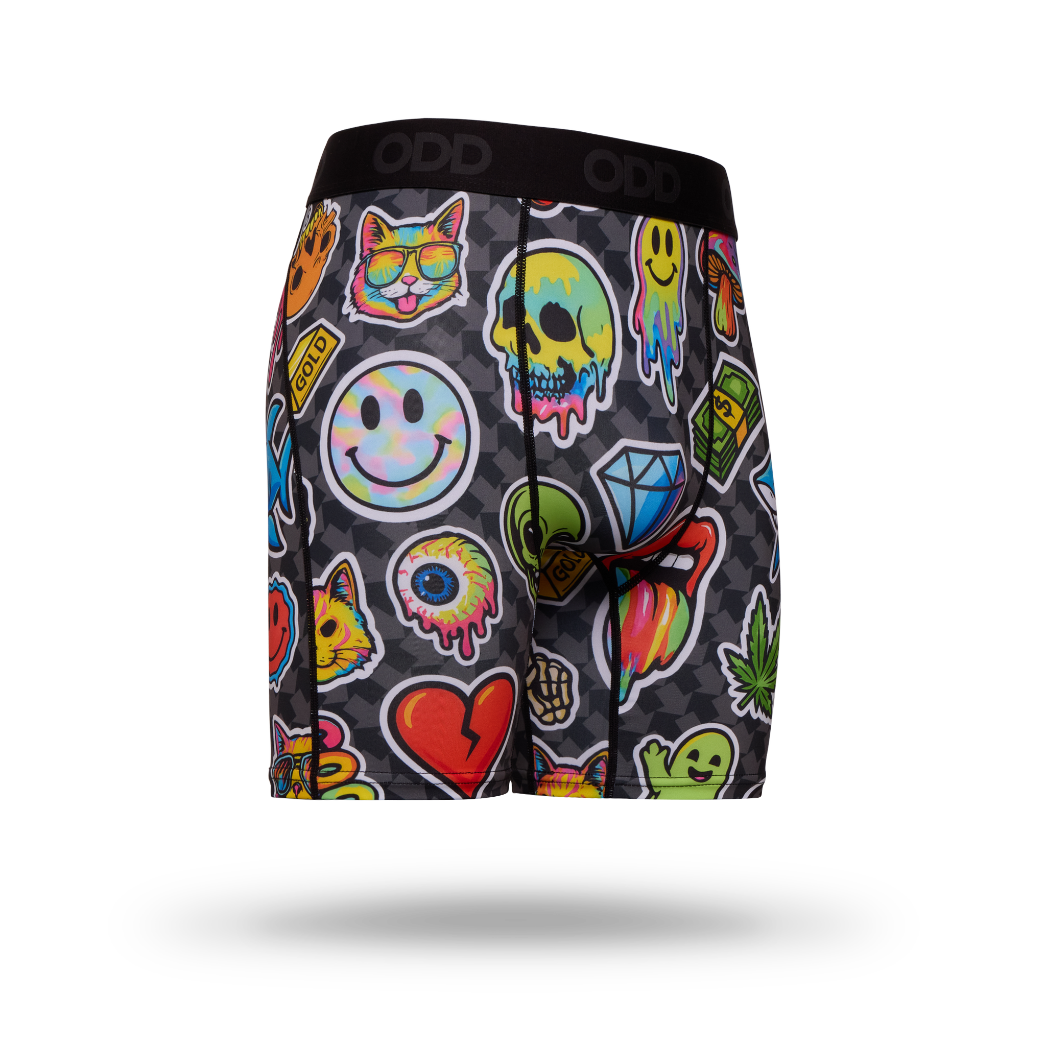 Trippy Stickers Men's Boxer Briefs
