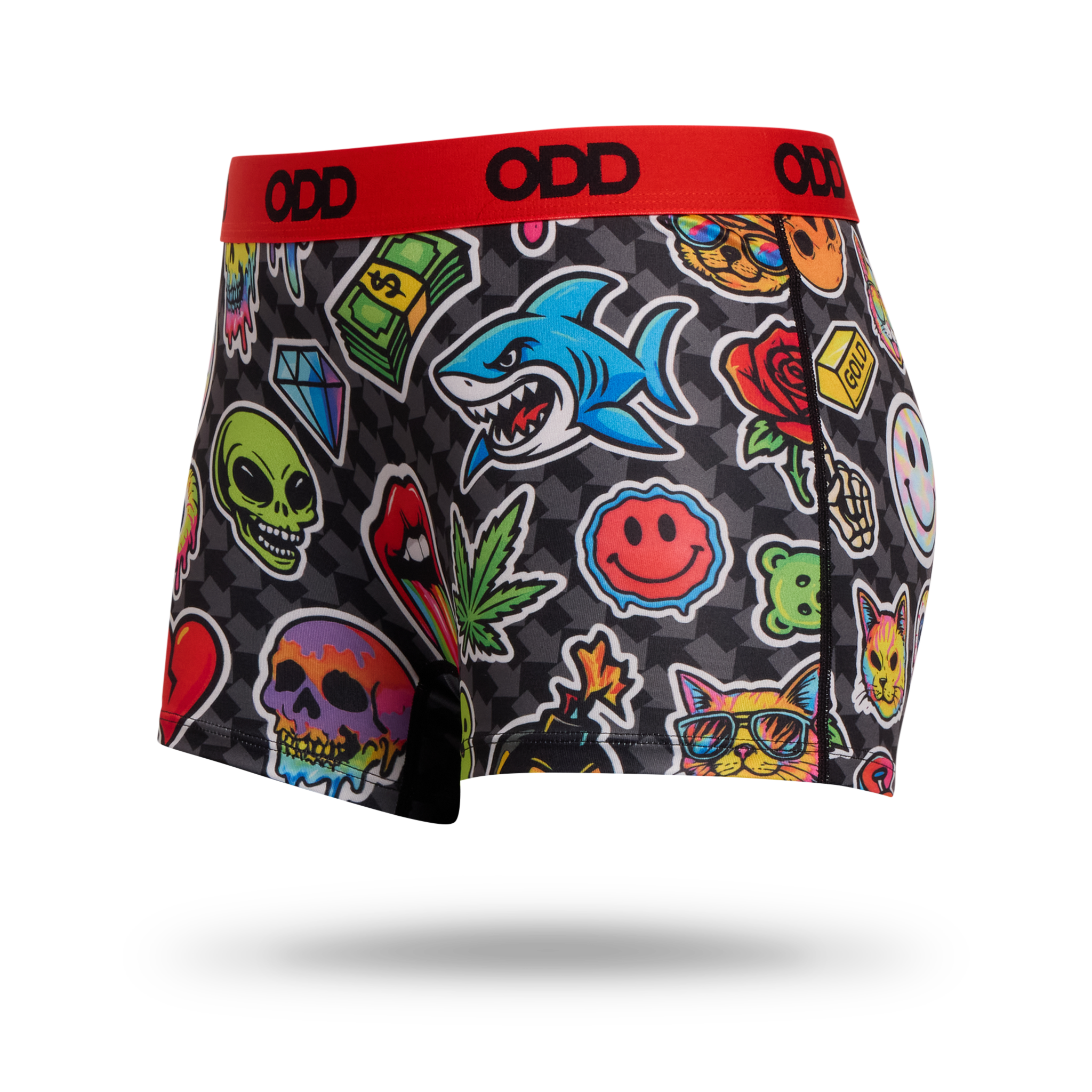 Trippy Stickers Women's Boy Shorts