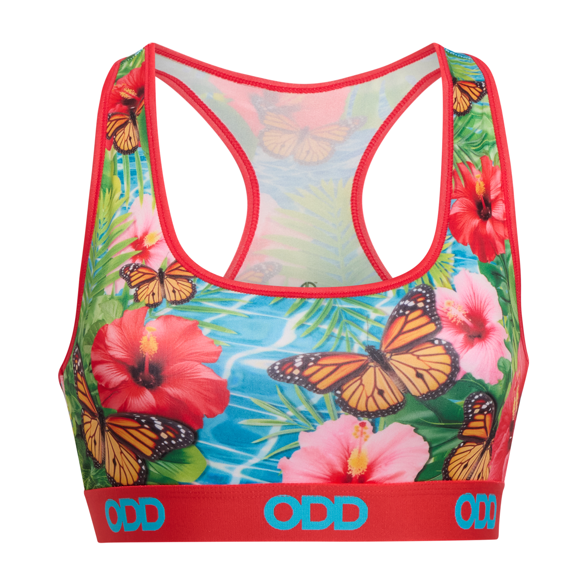 Tropic Blossoms Women's Sports Bra
