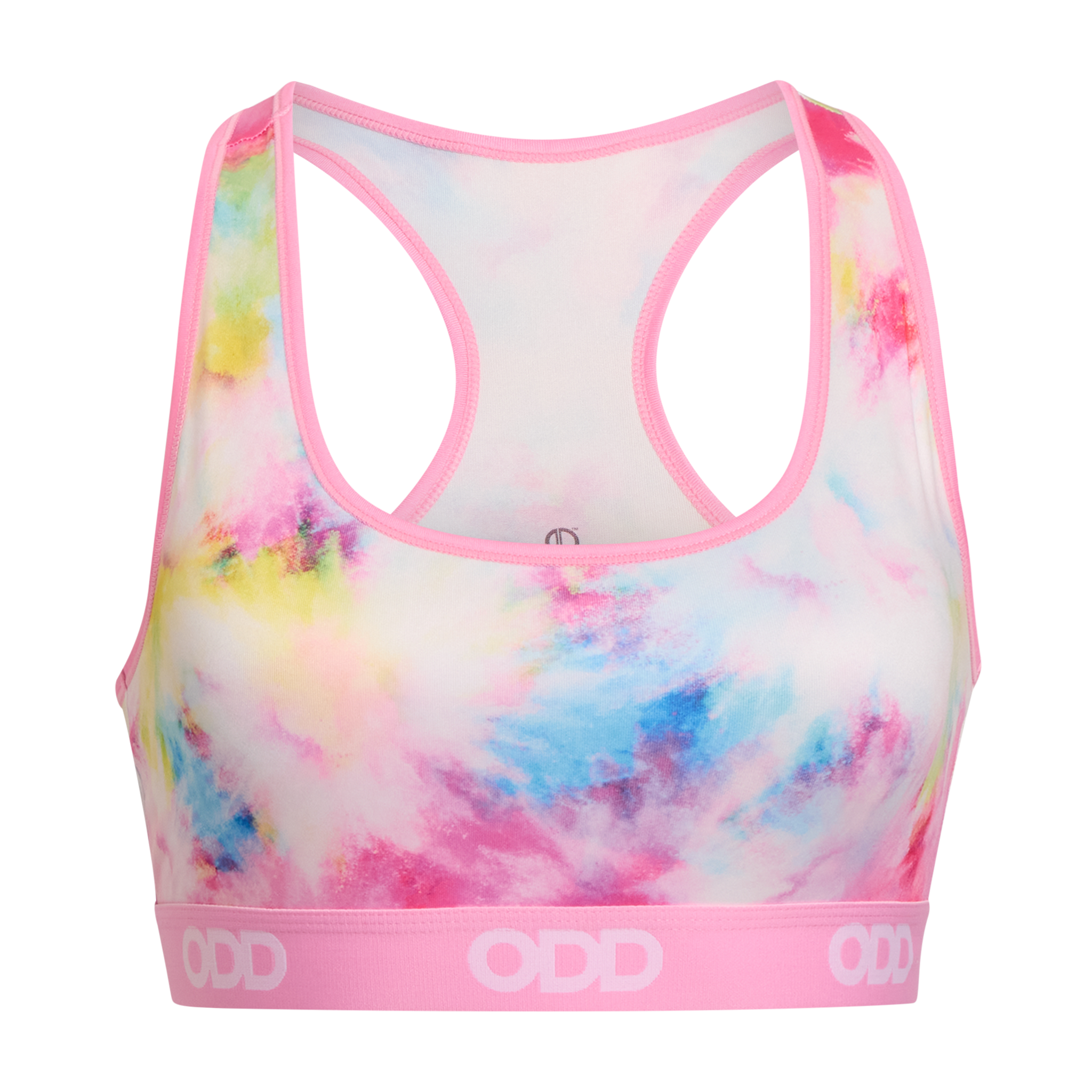 Chalk Flowers Women's Sports Bra