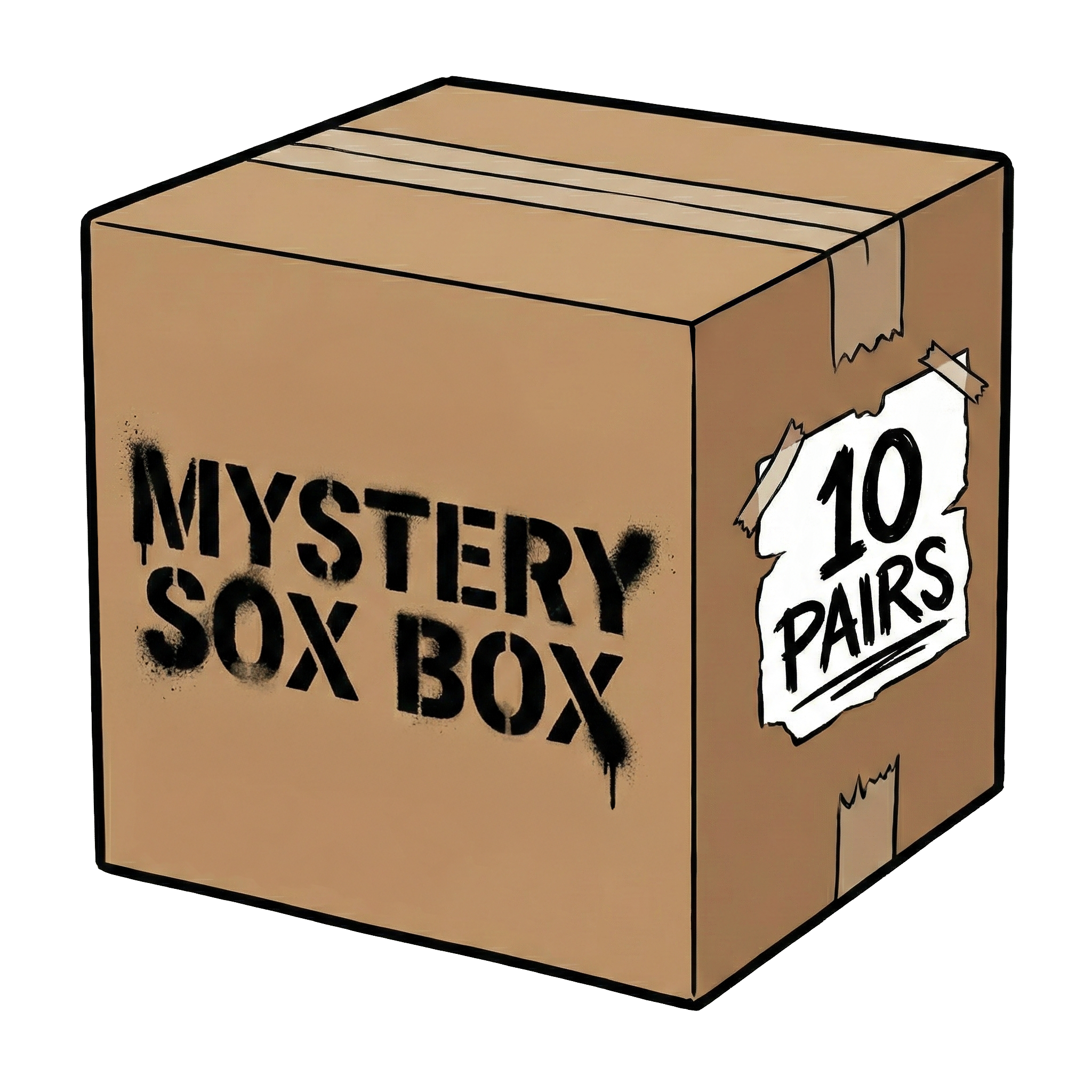 Mystery Pack Crew Socks 10-Pack