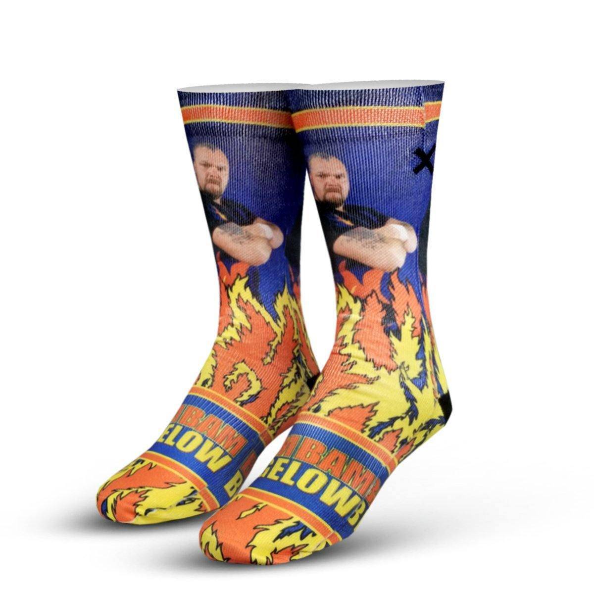 Bam Bam Bigelow Men's Crew Socks - ODD SOX