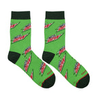 Mountain Dew All Over Men's Crew Socks