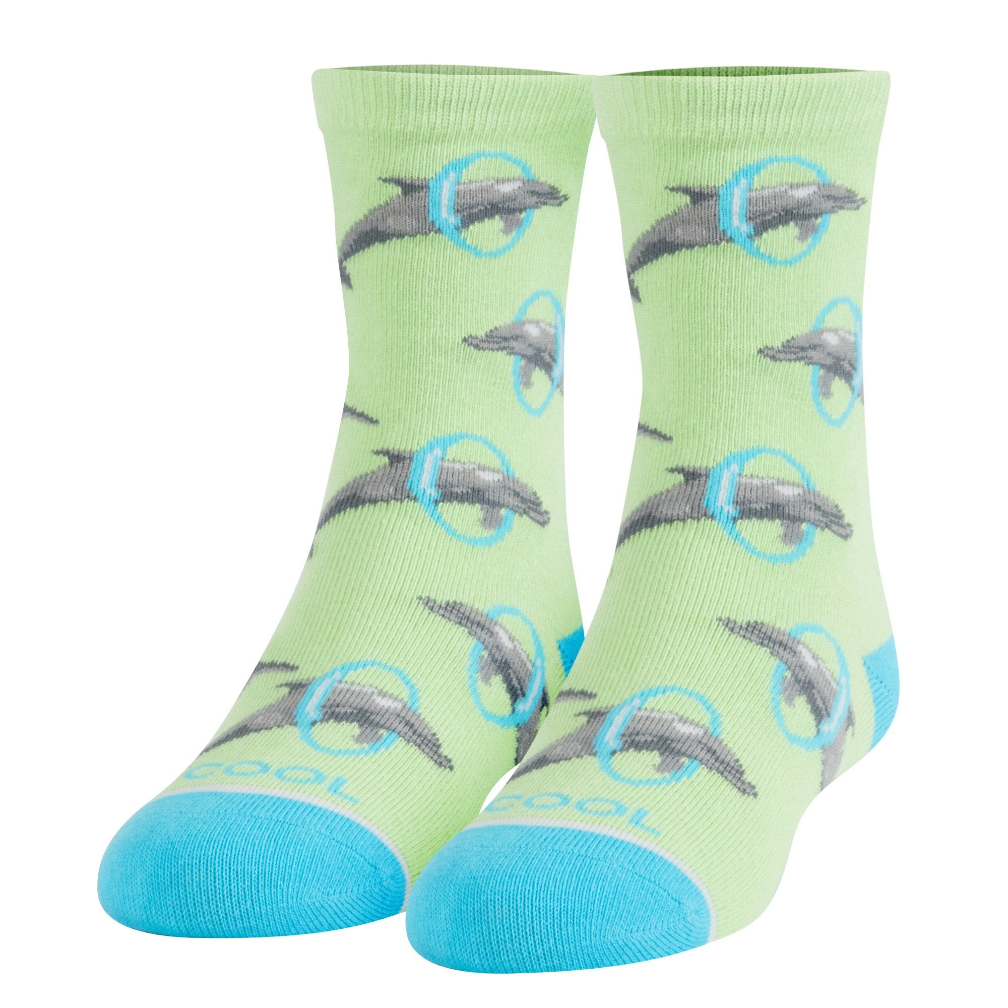 Dolphins Big Kids Crew Socks