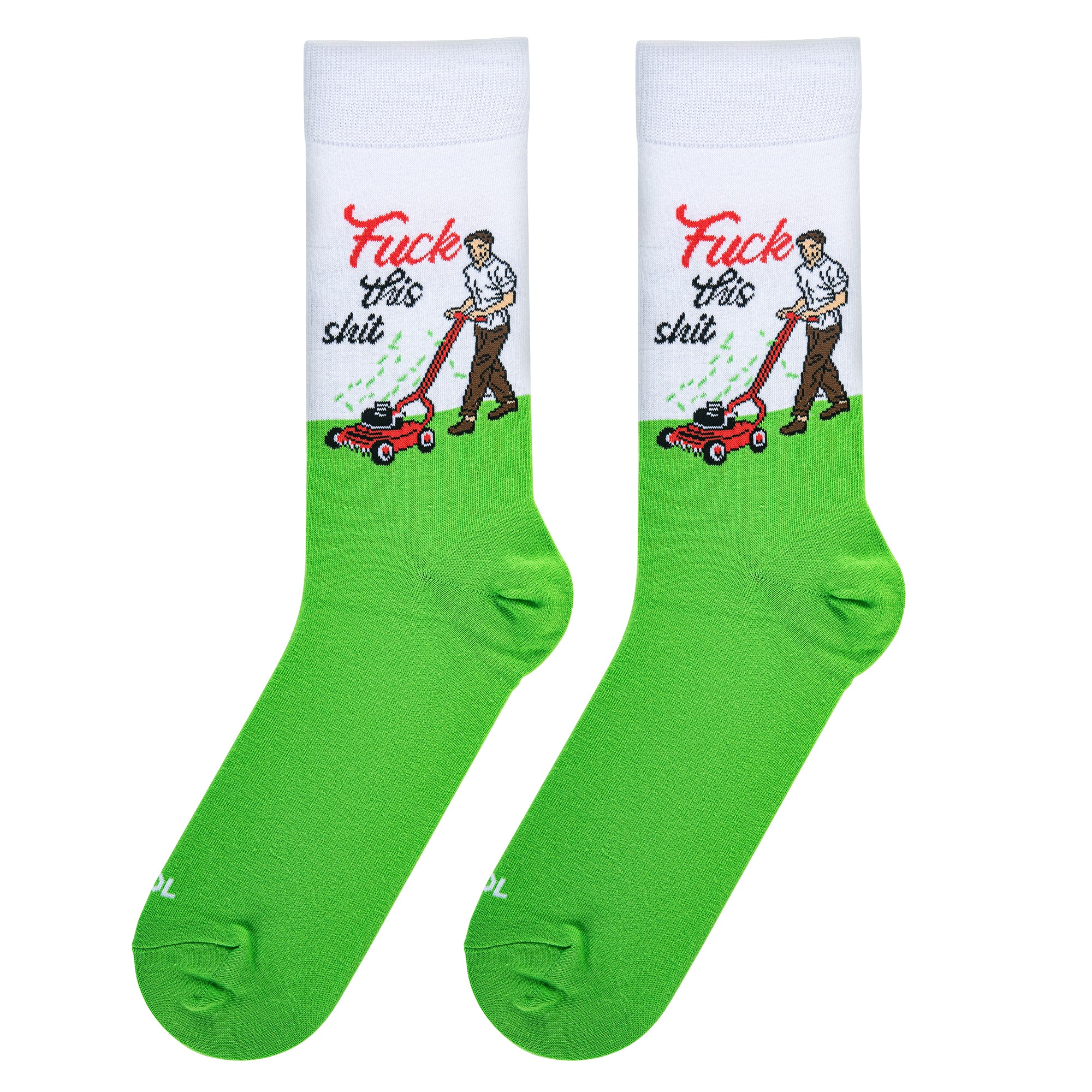 Fuck This Grass Men's Crew Socks