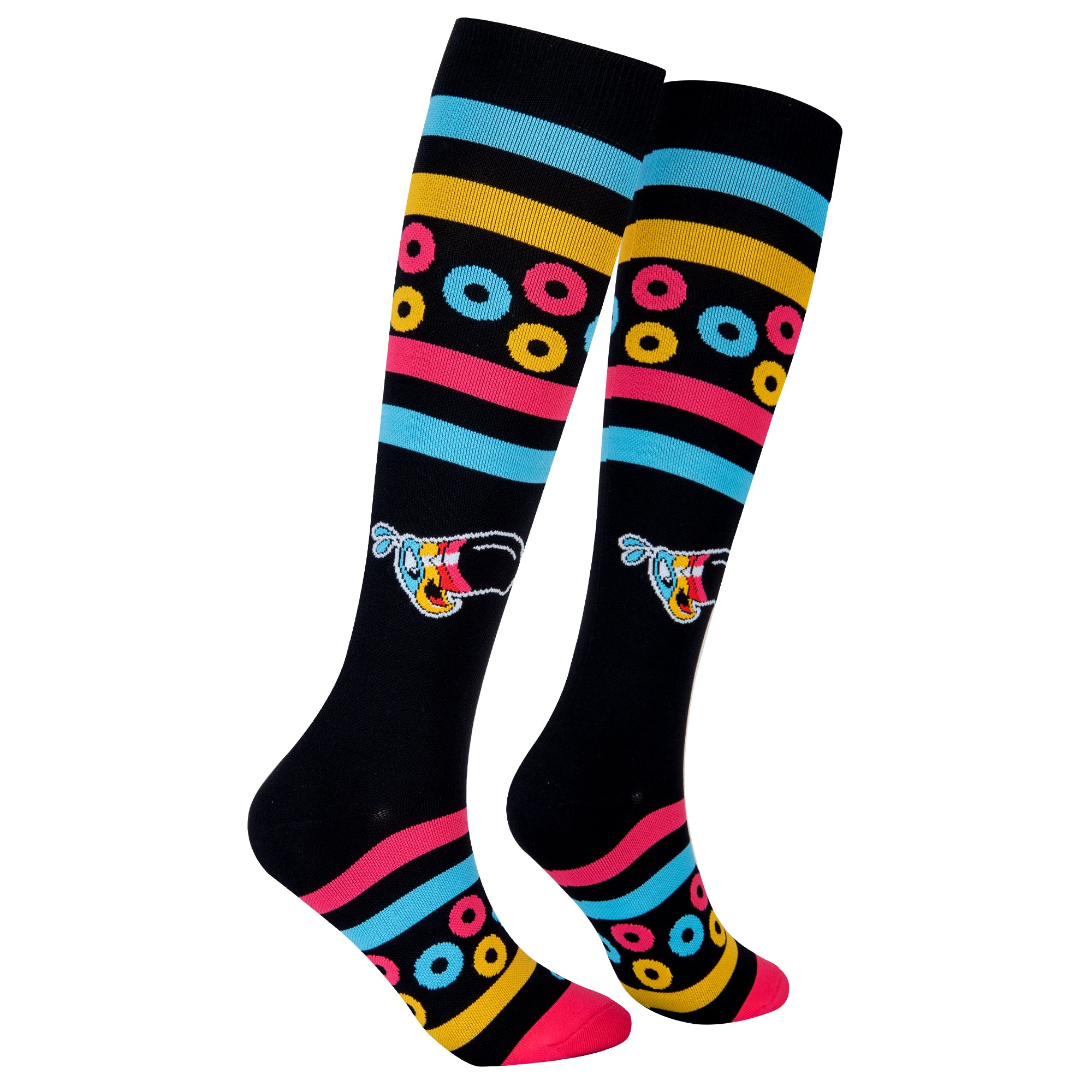 Froot Loops Compression Socks