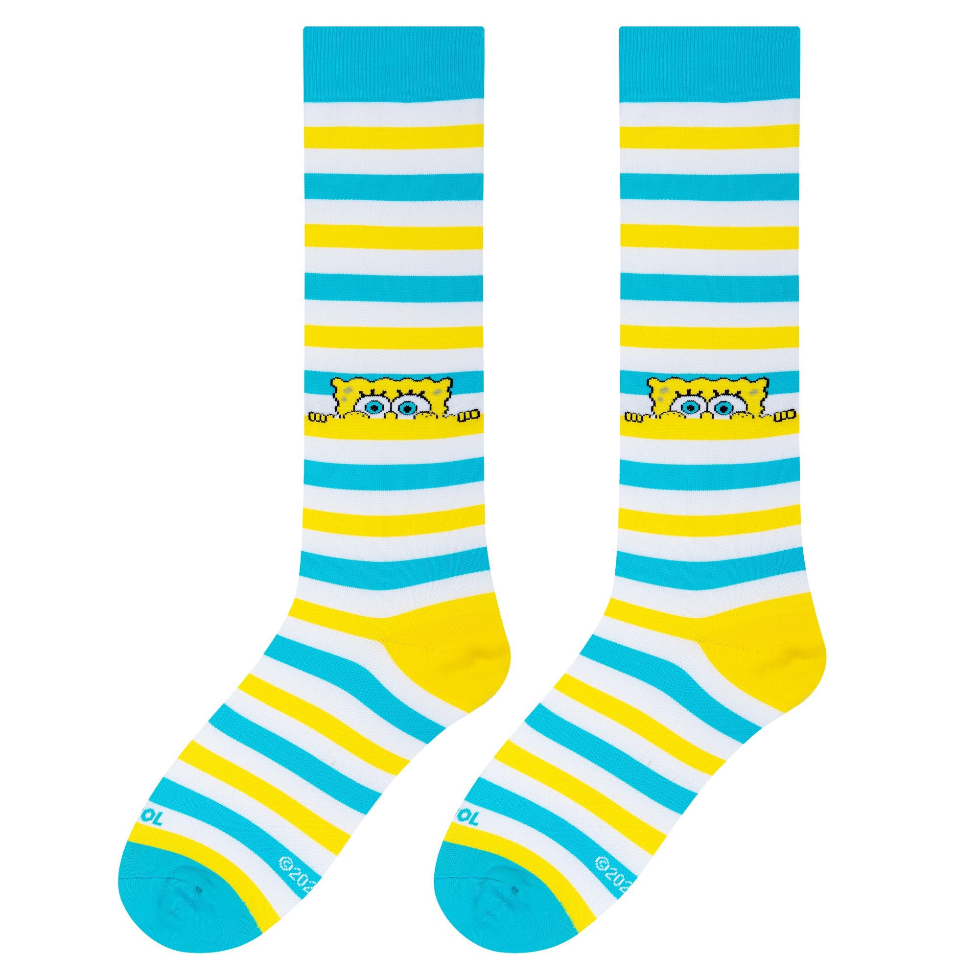 SpongeBob Peek Compression Socks