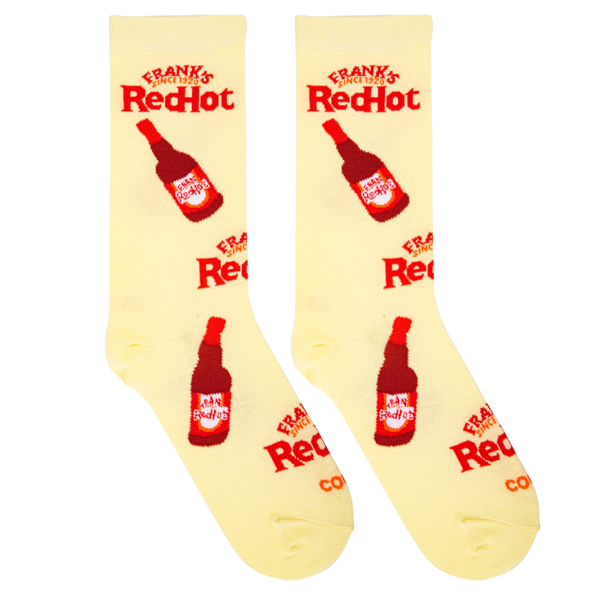 Frank's RedHot Logo & Bottles Women's Crew Socks