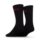 UFC Logo Men's Crew Socks - Black