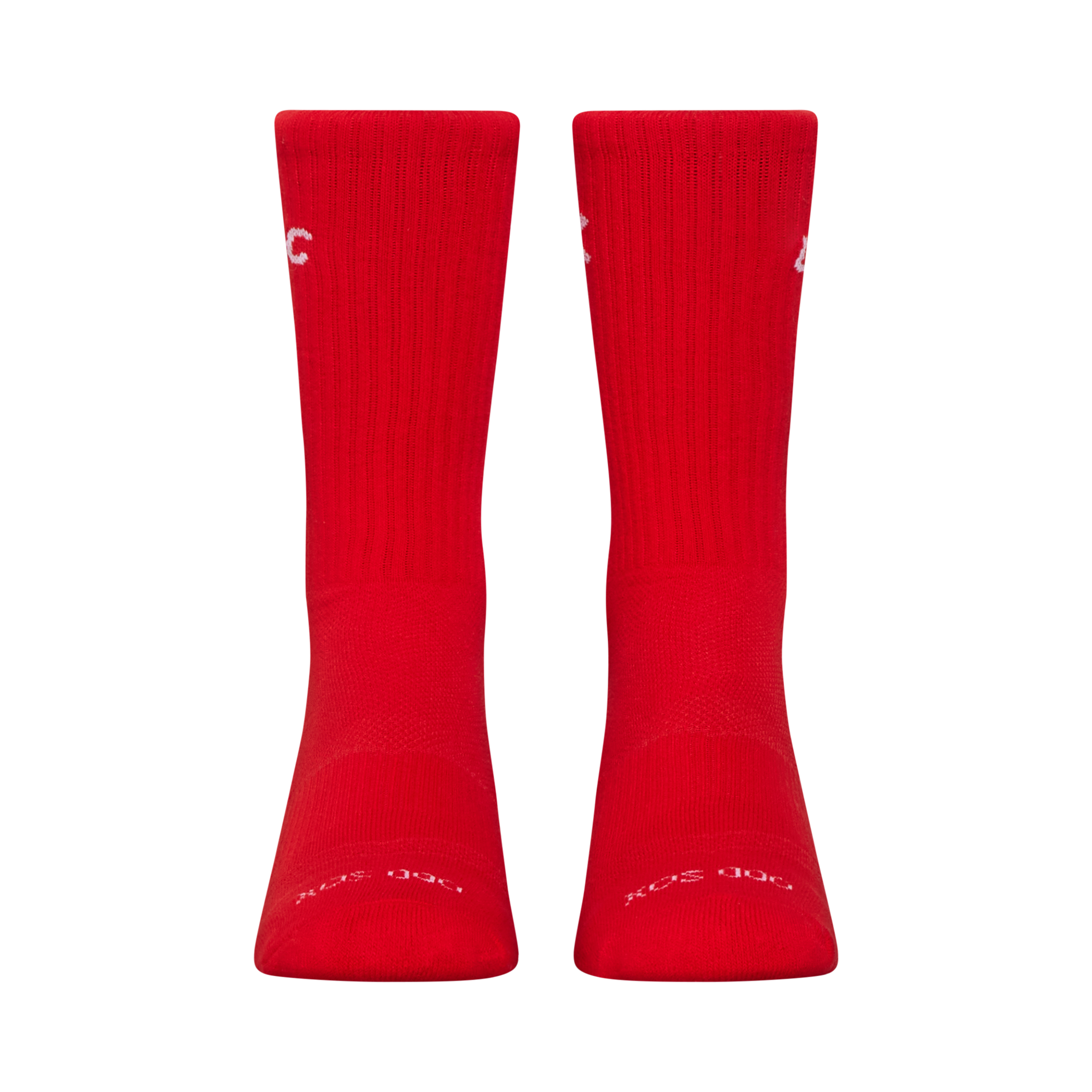 UFC Logo Men's Crew Socks - Red