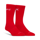 UFC Logo Men's Crew Socks - Red