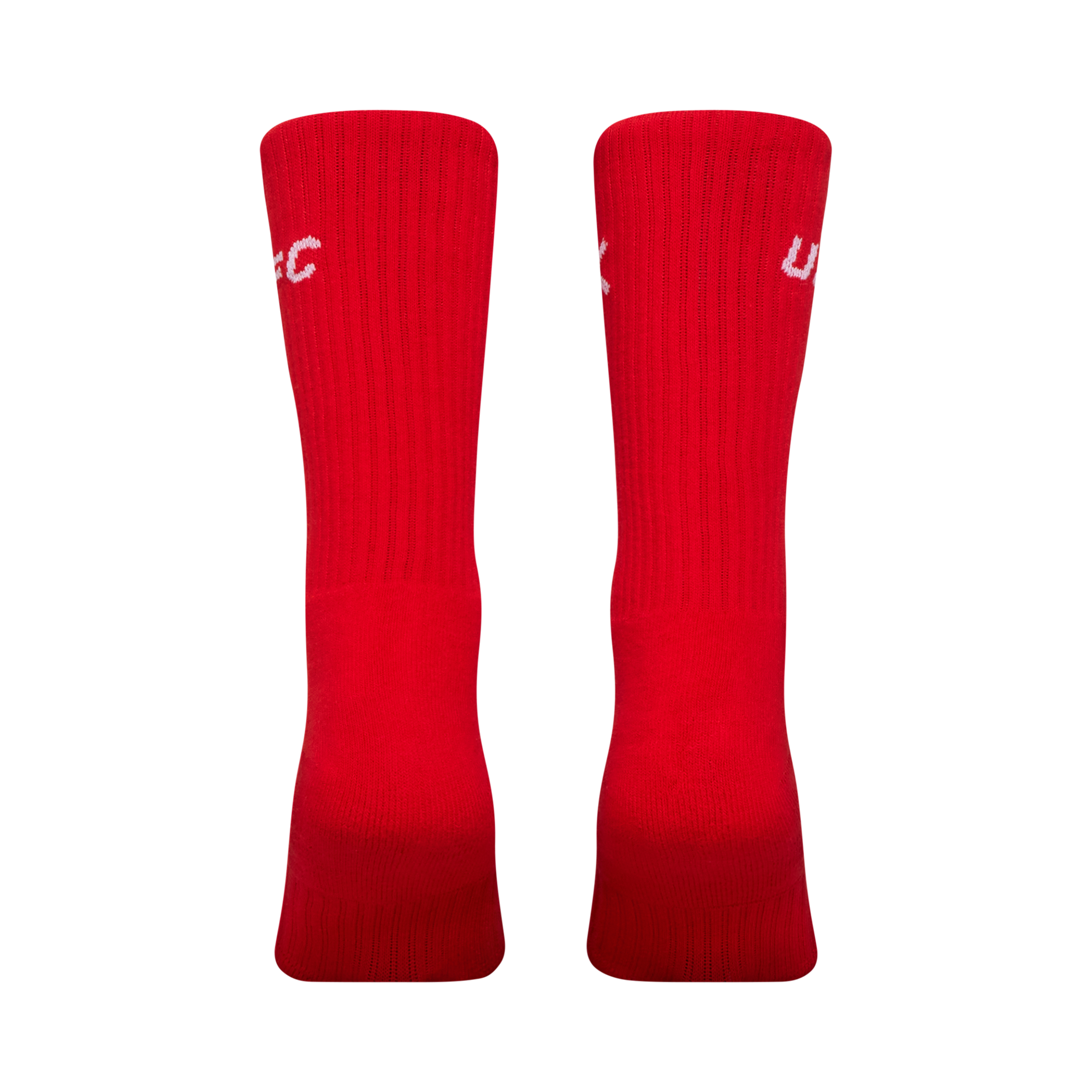 UFC Logo Men's Crew Socks - Red