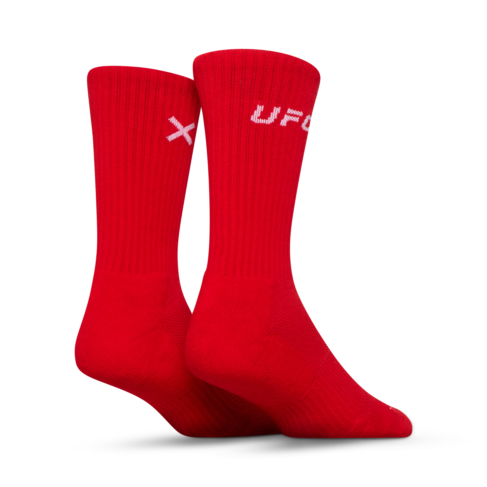 UFC Logo Men's Crew Socks - Red