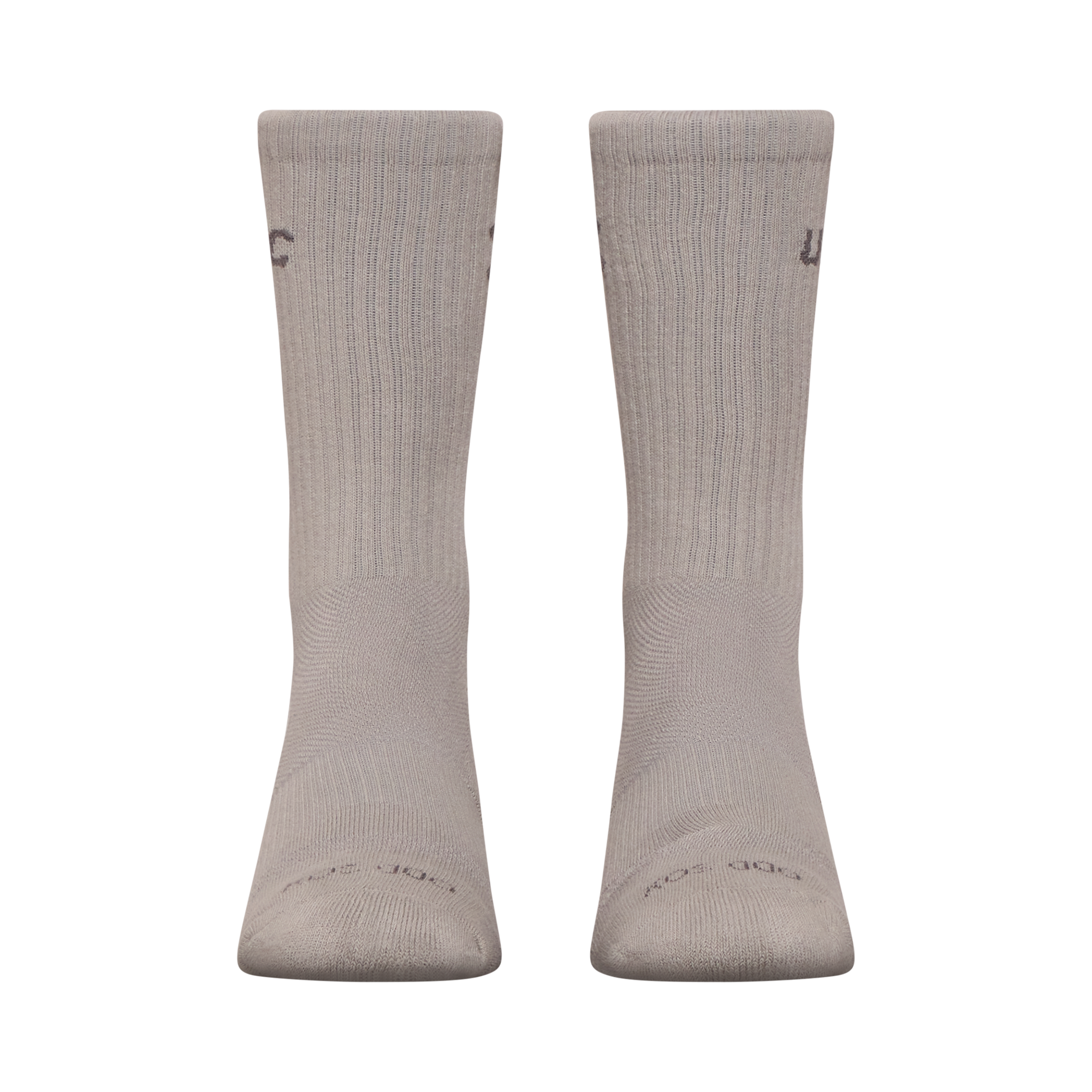 UFC Logo Men's Crew Socks - Silver