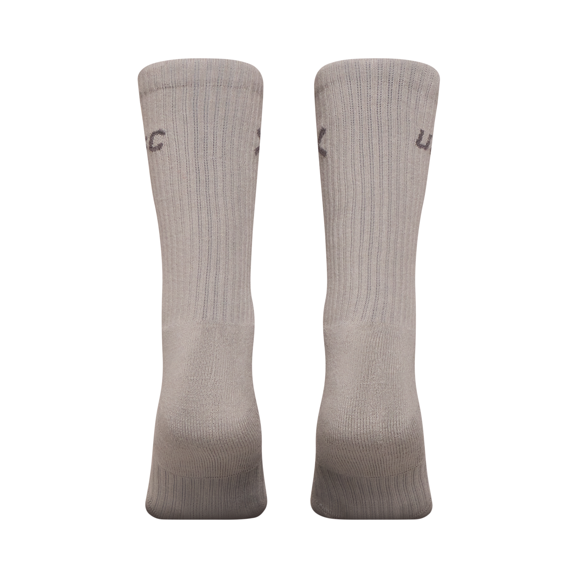 UFC Logo Men's Crew Socks - Silver