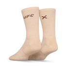 UFC Logo Men's Crew Socks - Bone
