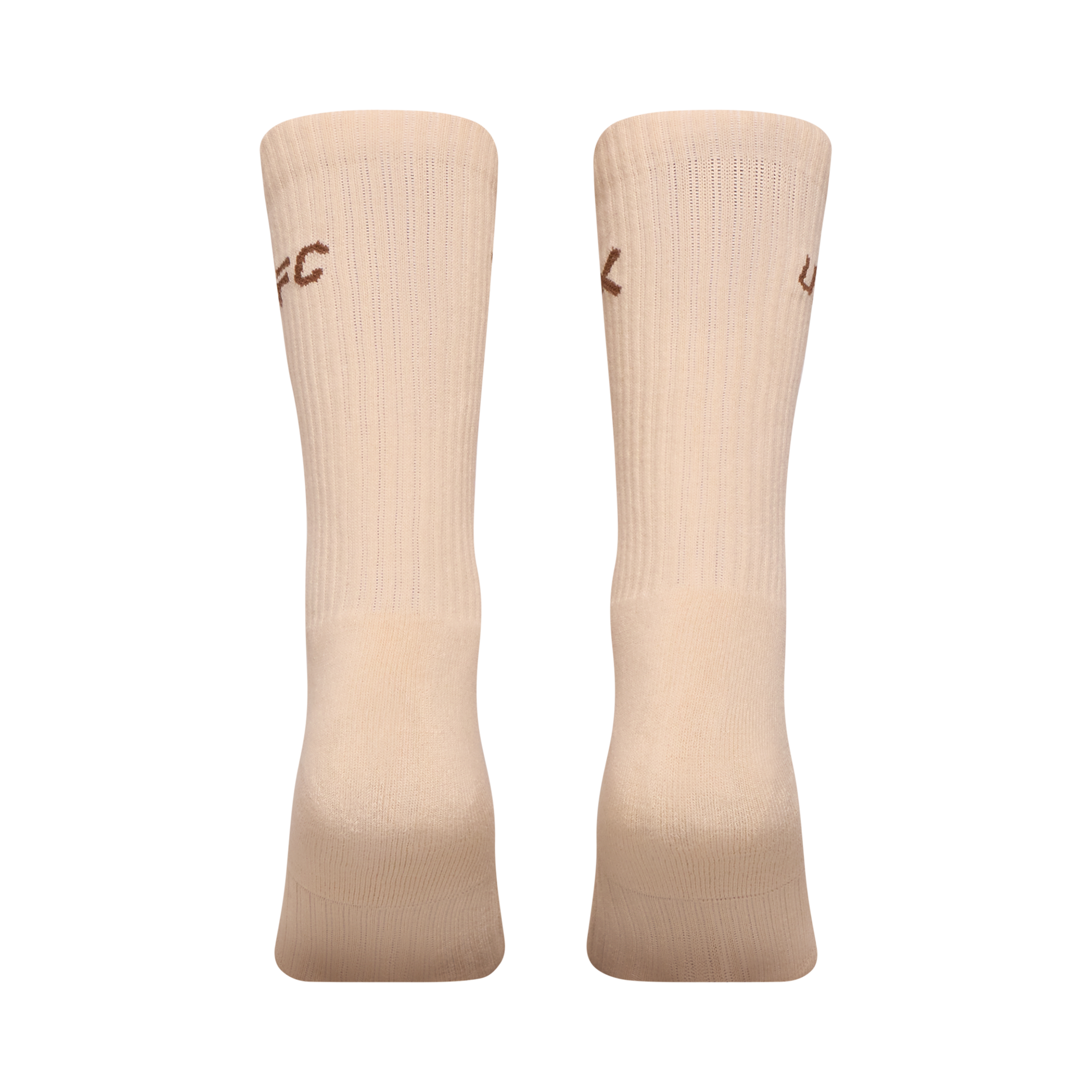UFC Logo Men's Crew Socks - Bone