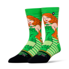 Poison Ivy Portrait Crew Socks