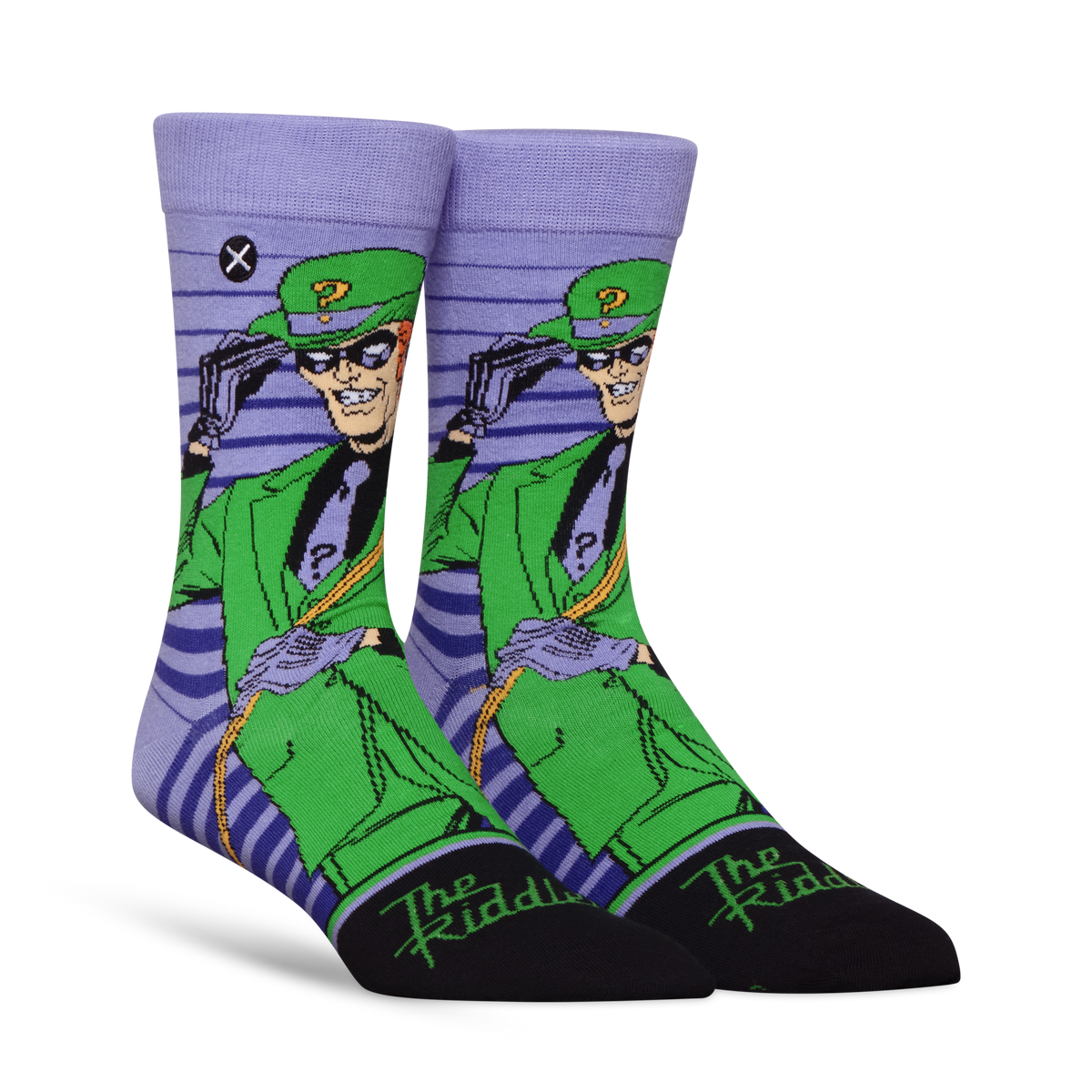 The Riddler Portrait Crew Socks