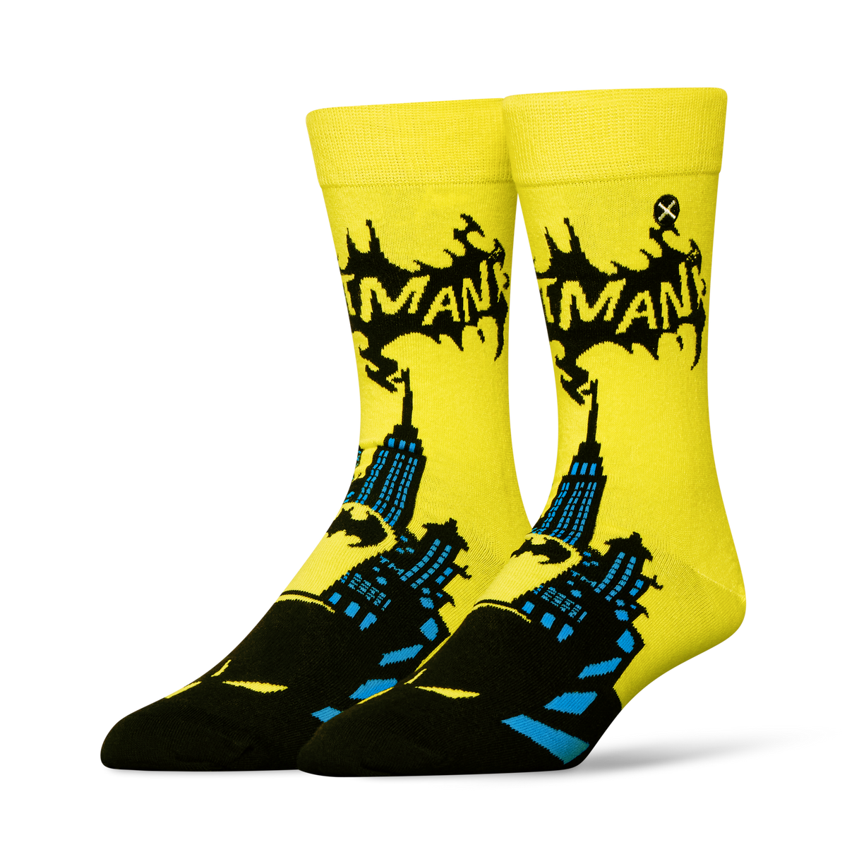 Batman Gotham City Skyline Crew Socks