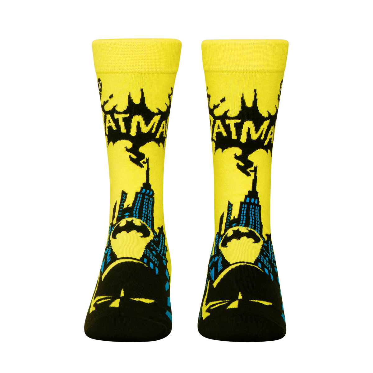 Batman Gotham City Skyline Crew Socks
