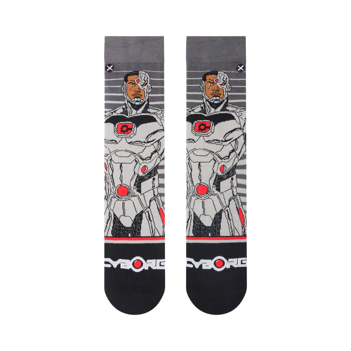Cyborg Portrait Crew Socks