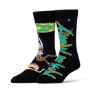 Rick & Morty Split Crew Socks