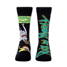 Rick & Morty Split Crew Socks